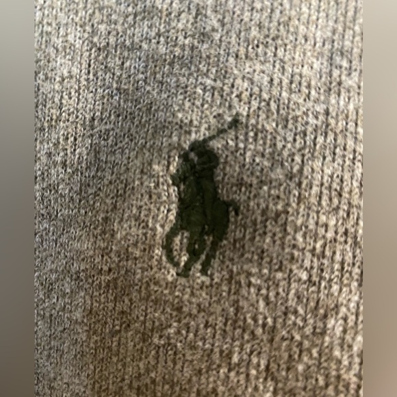 Polo Ralph Lauren Quarter Zip. Gray Size Medium. NWOT. - Picture 3 of 5